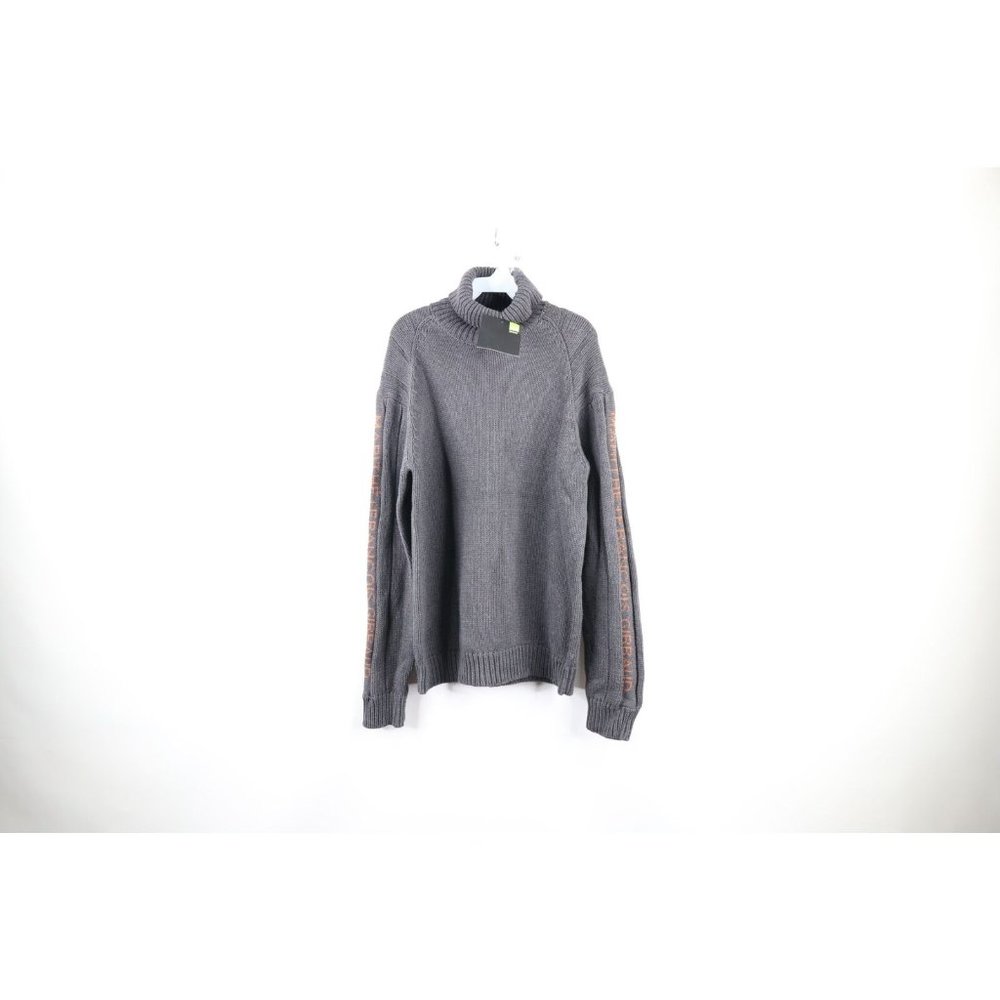 NOS Vtg 90s Marithe Francois Girbaud Mens M Heavyweight Knit Turtleneck Sweater